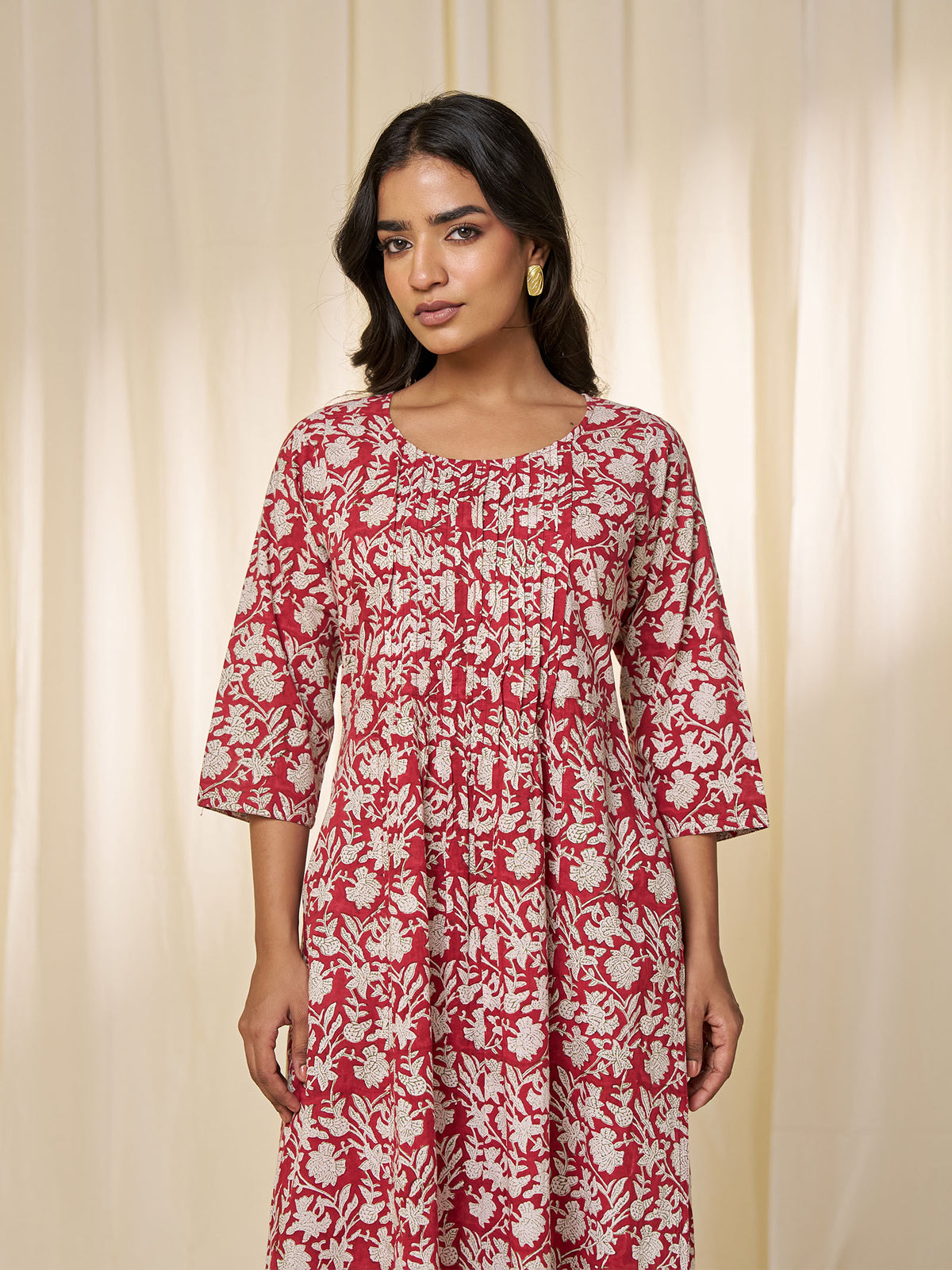 Sindoori Cotton Kurta