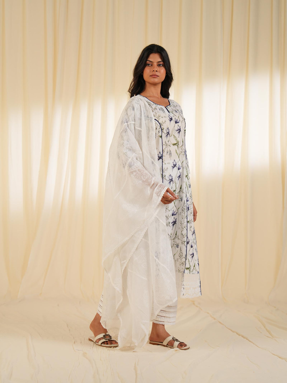 Snow Kota Dupatta