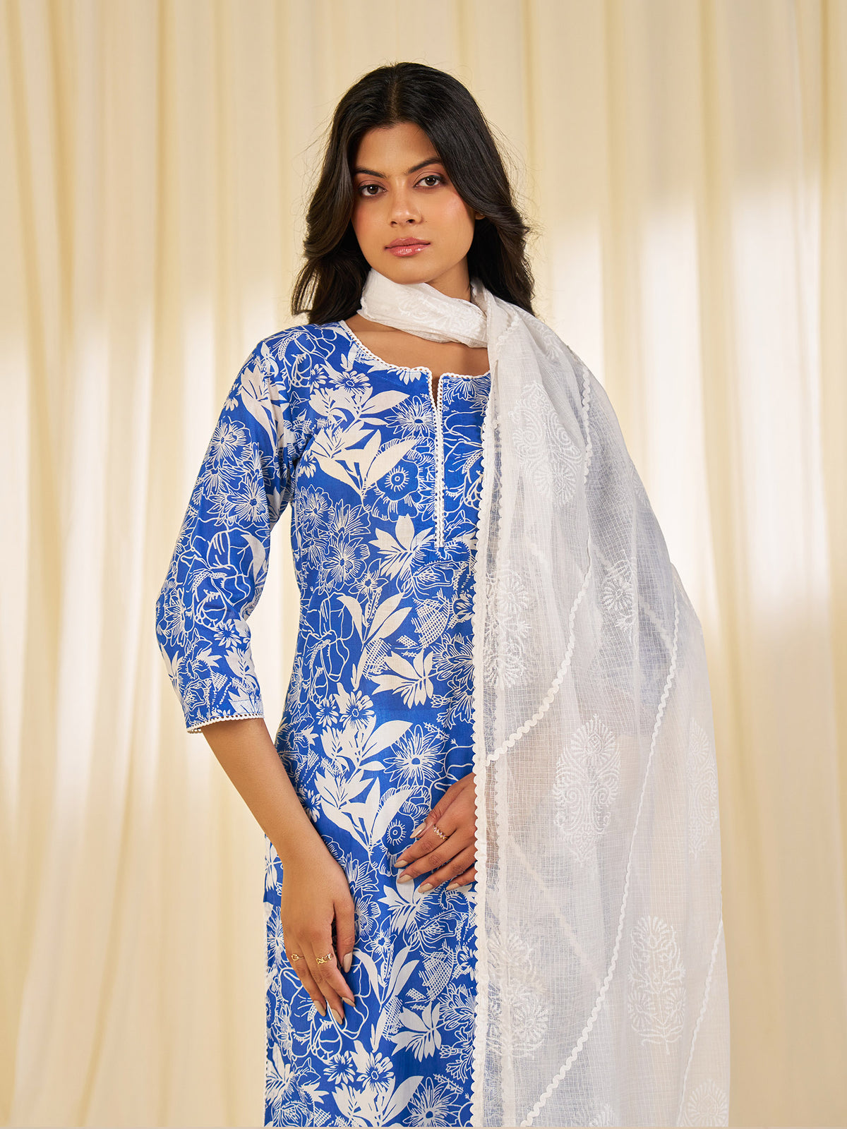 Snow Kota Dupatta