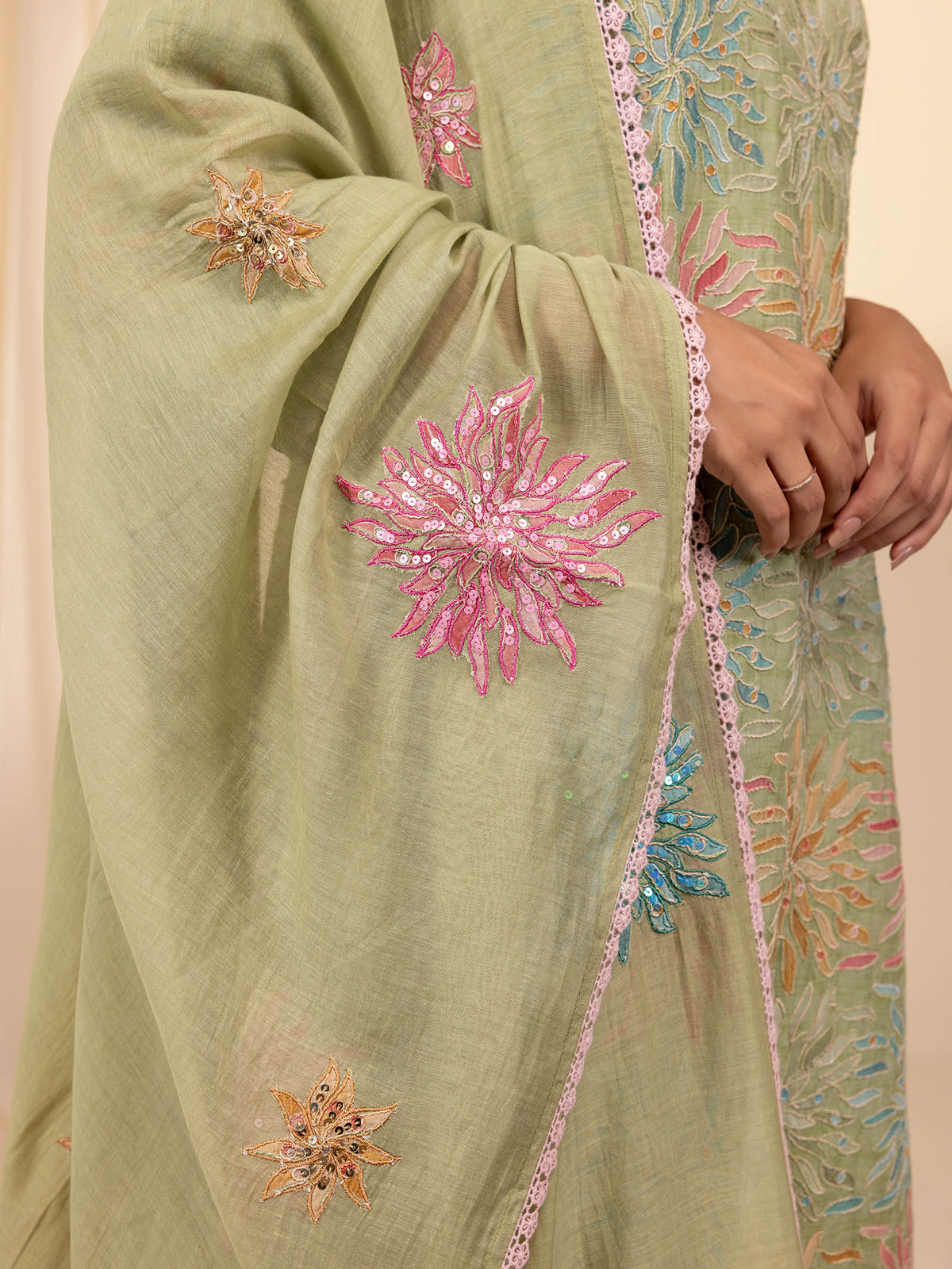 Sparkles Chanderi Dupatta