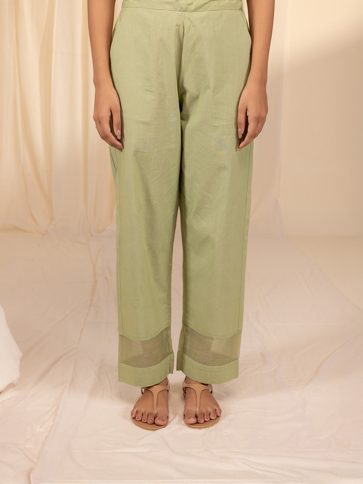 Sparkles Cotton Straight Pant