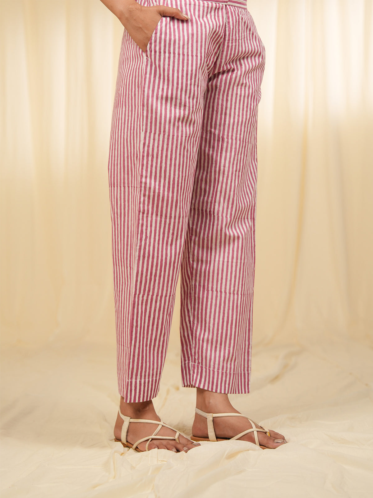 Subha Cotton Straight Pants
