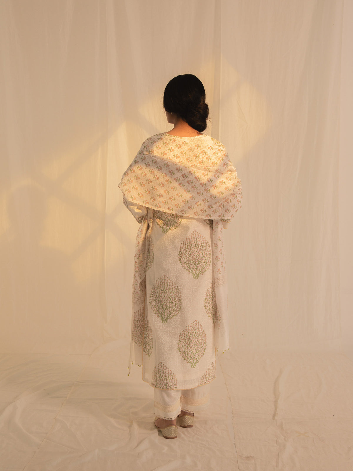 Kashmir Chanderi Kurta