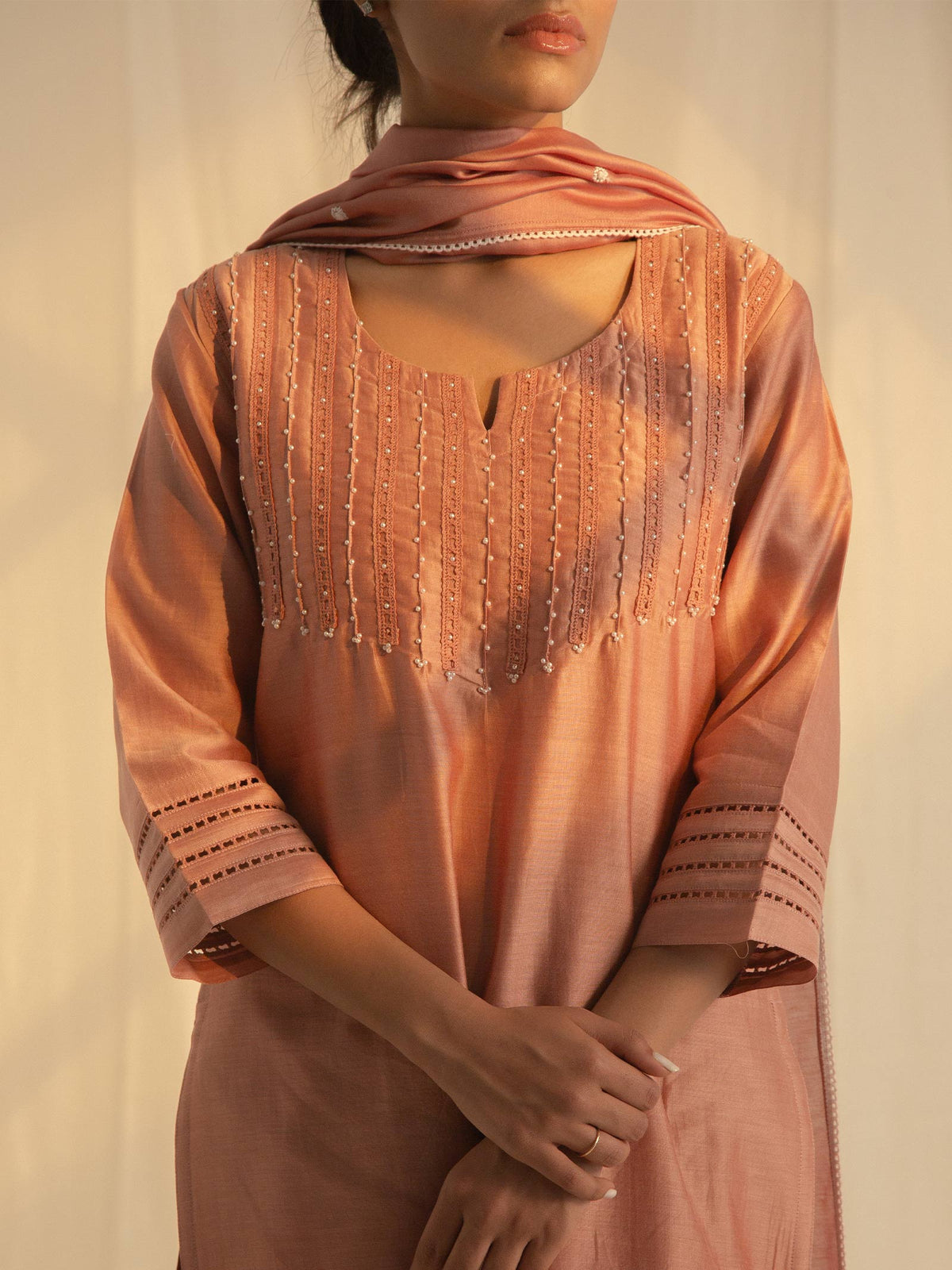 Nawabi Mausam Chanderi Dupatta
