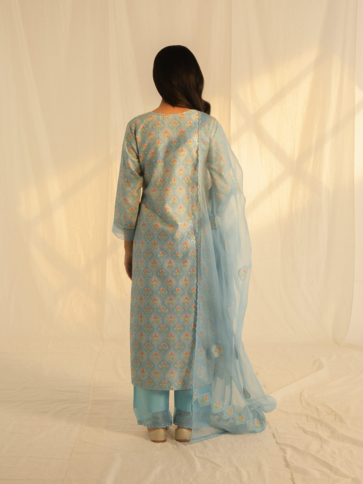 Crystals Organza Dupatta