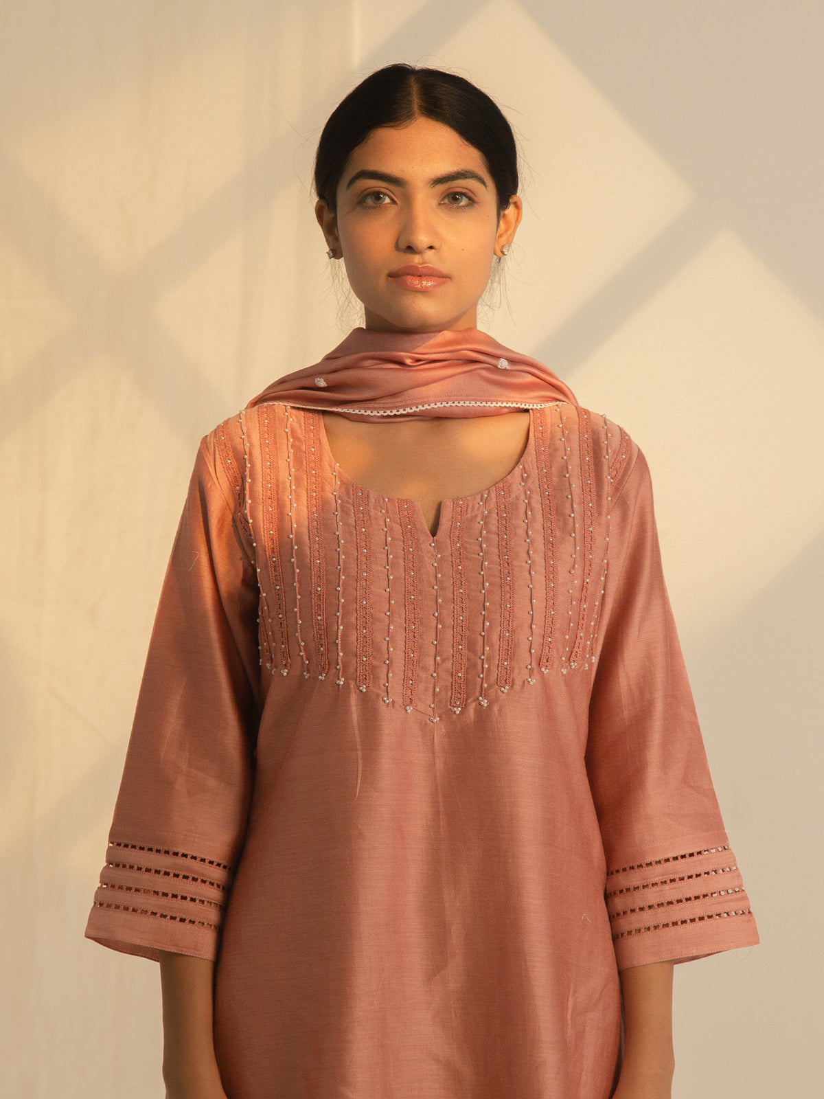 Nawabi Mausam Chanderi Kurta