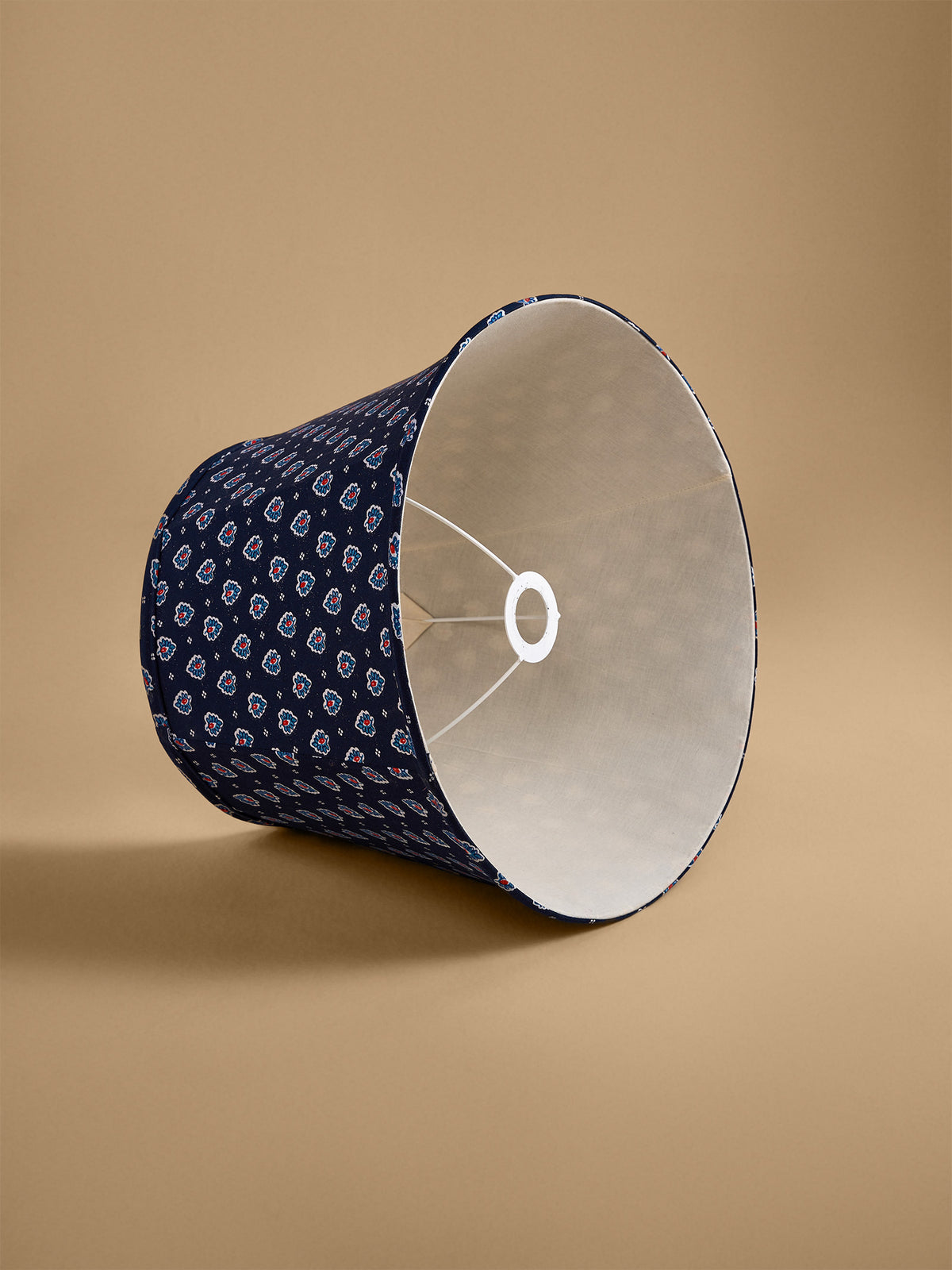 Block-Print Celestial Glow Large Lamp Shade