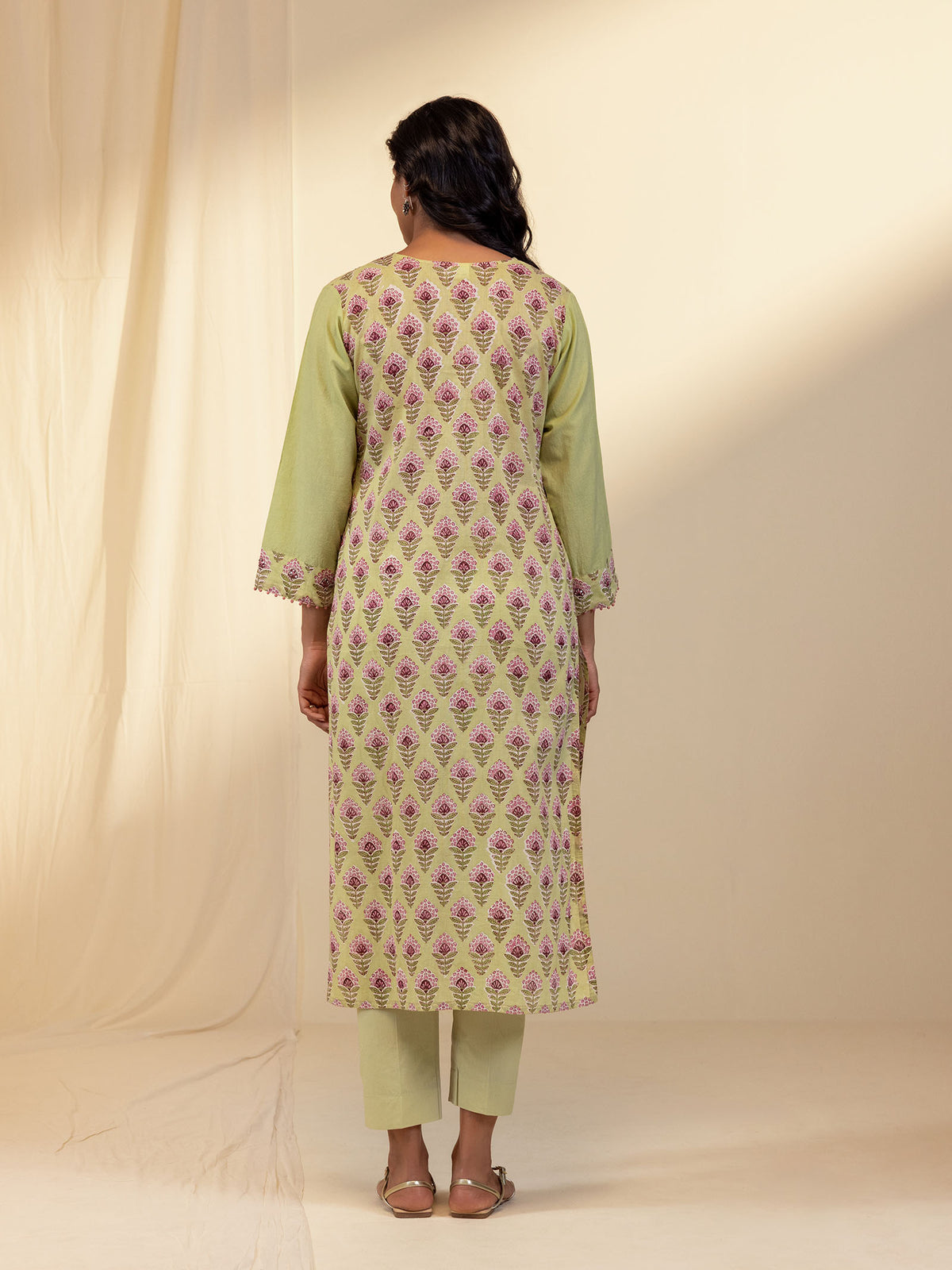 Tahiti Island Voile Kurta
