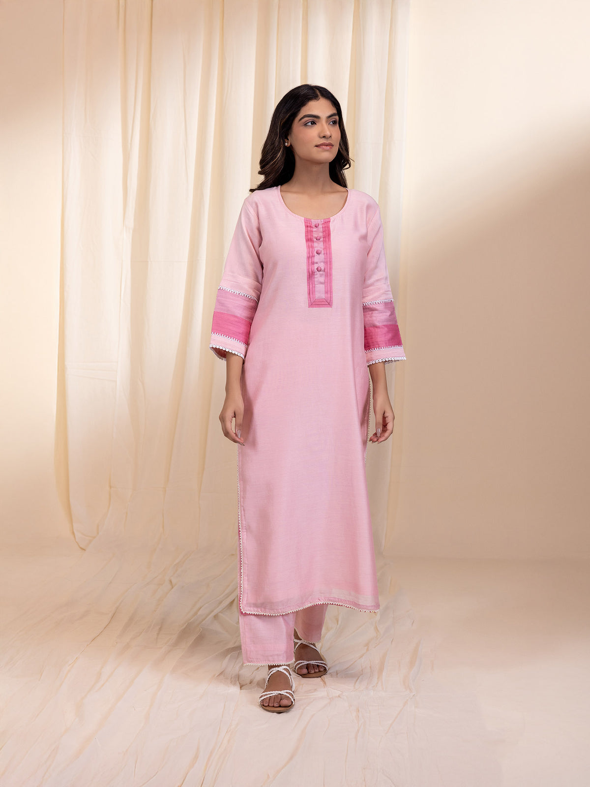 Ten Tones Chanderi Kurta