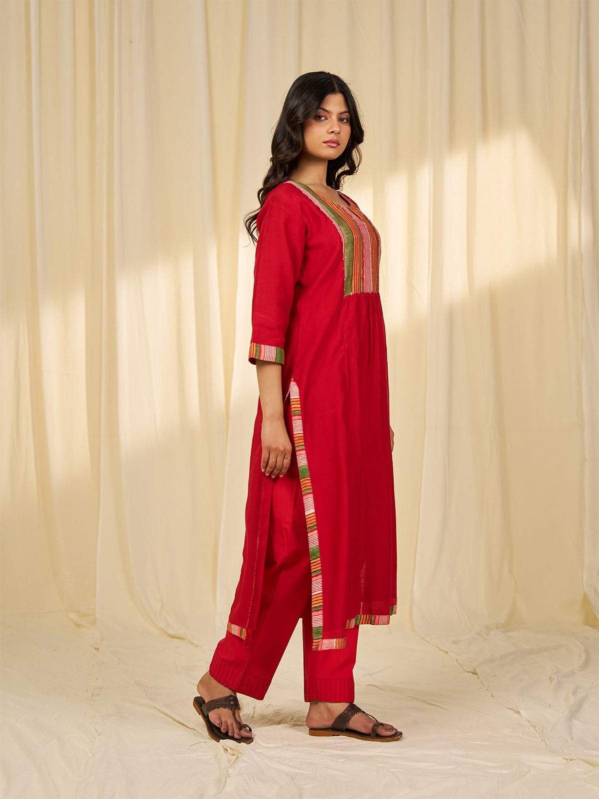 The Silk Route Vaishali Chanderi Kurta