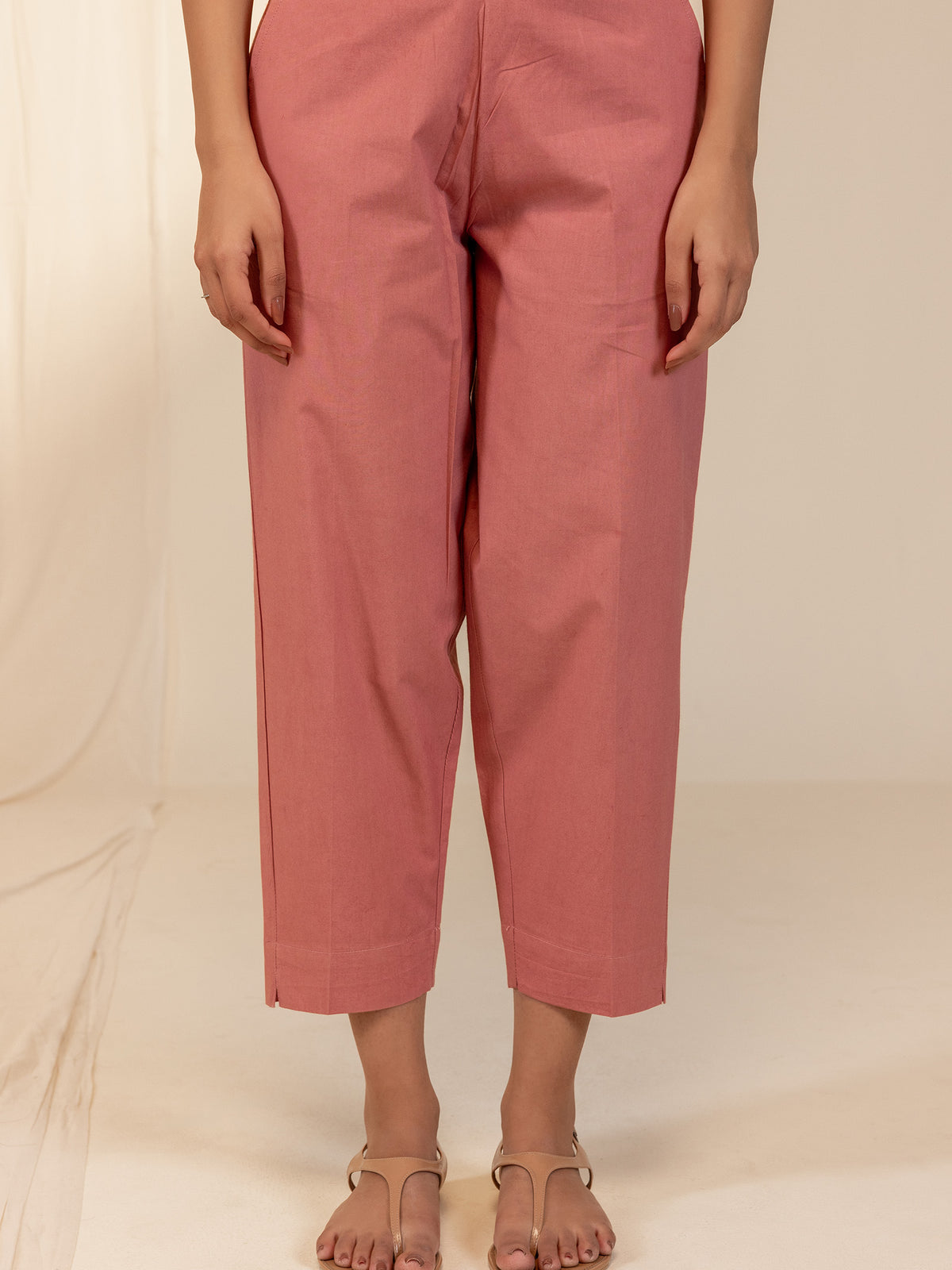 Trance Peach Plain Cotton Seriously Short Pant