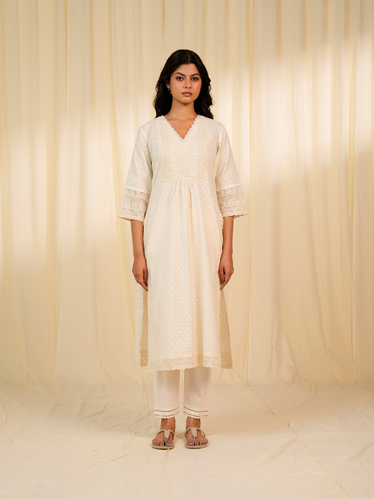 Tusker Chanderi Kurta