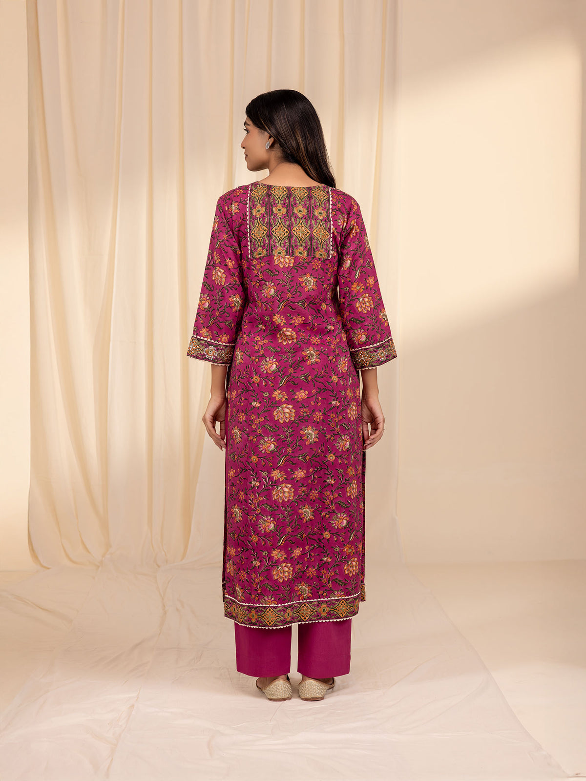 Wild Flowers Voile Kurta