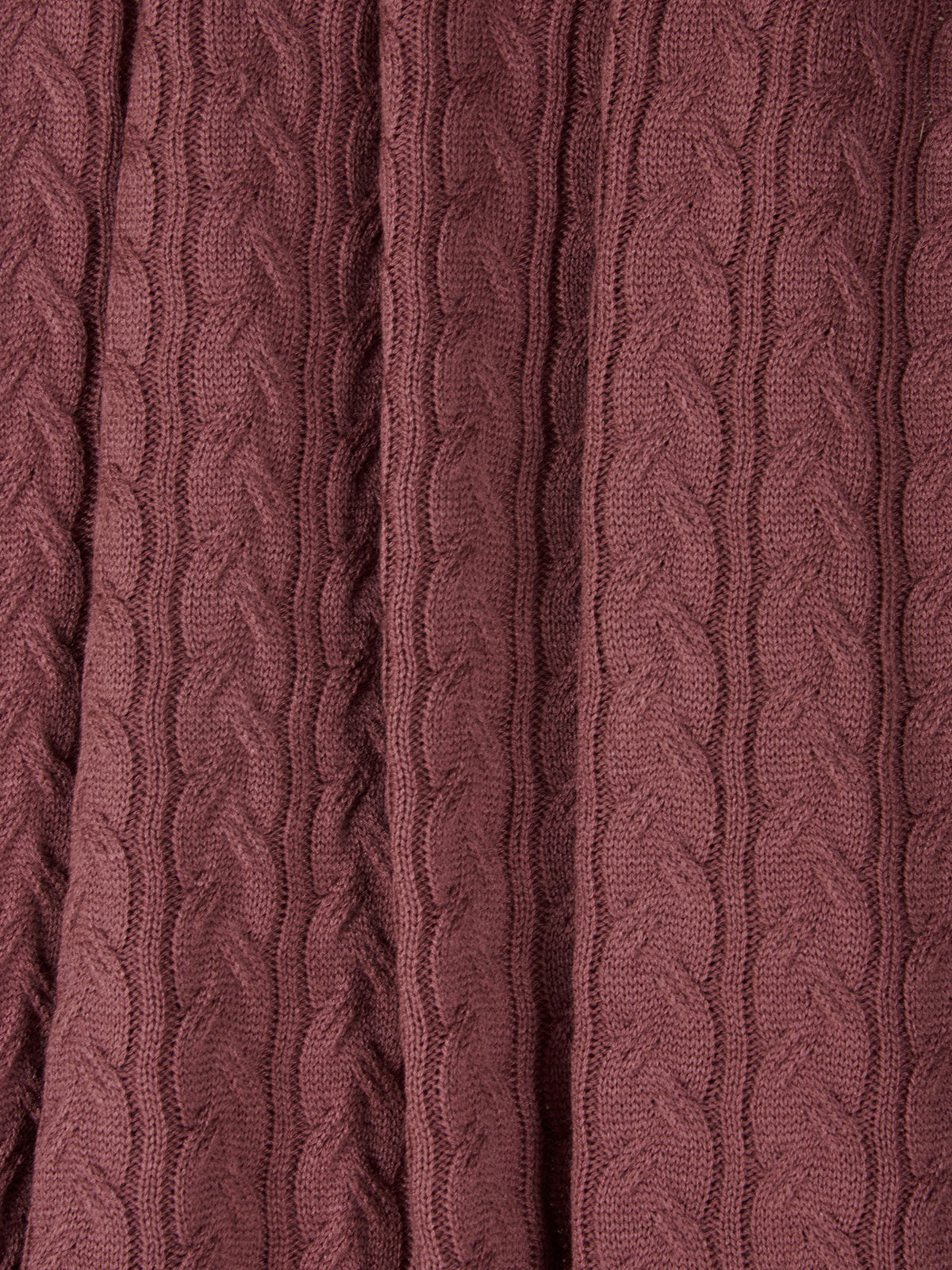 Woollen Knitted Blushwood Blanket