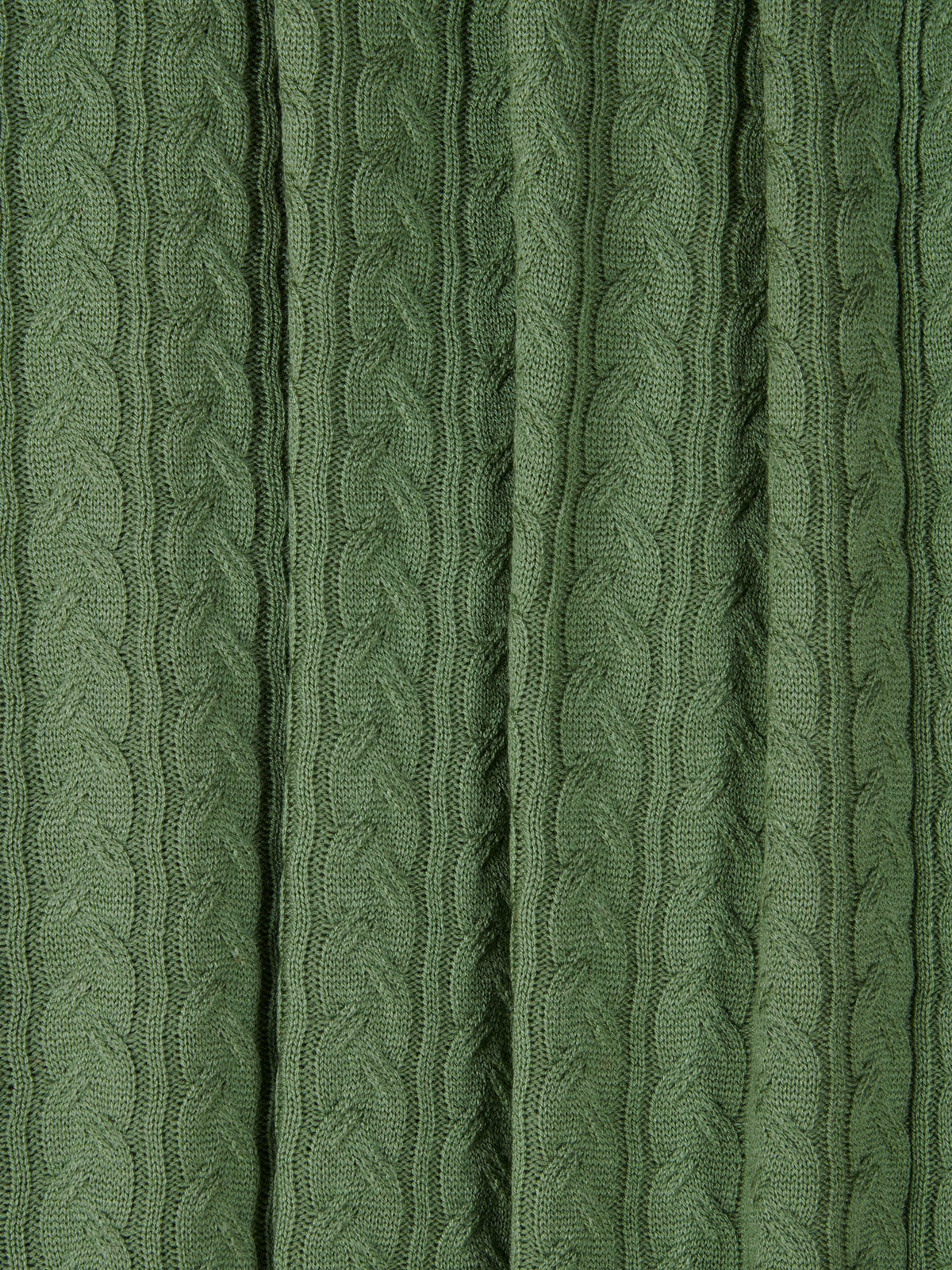 Woollen Knitted Moss Blanket
