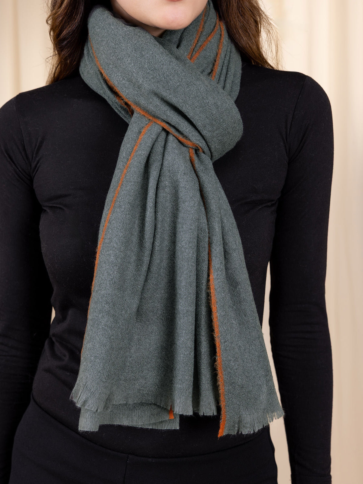 Woollen Wrap - Stone