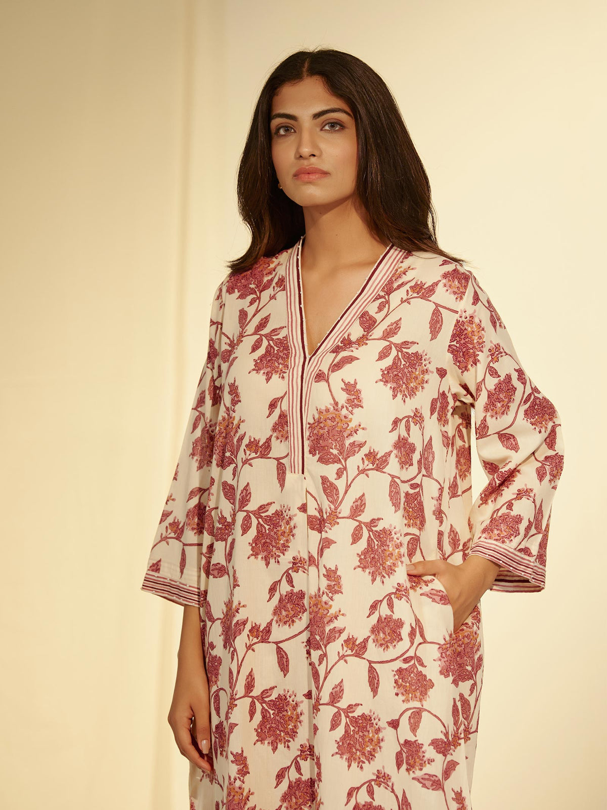 Rosewood Voile Kurta
