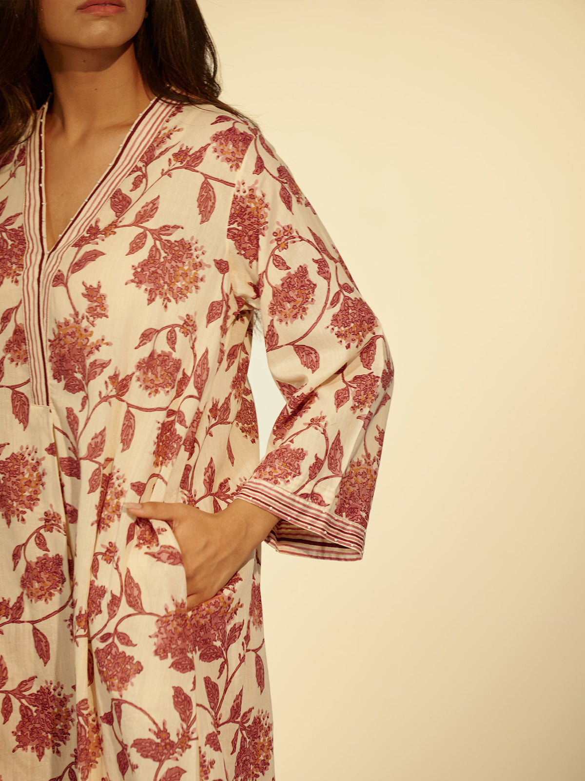 Rosewood Voile Kurta