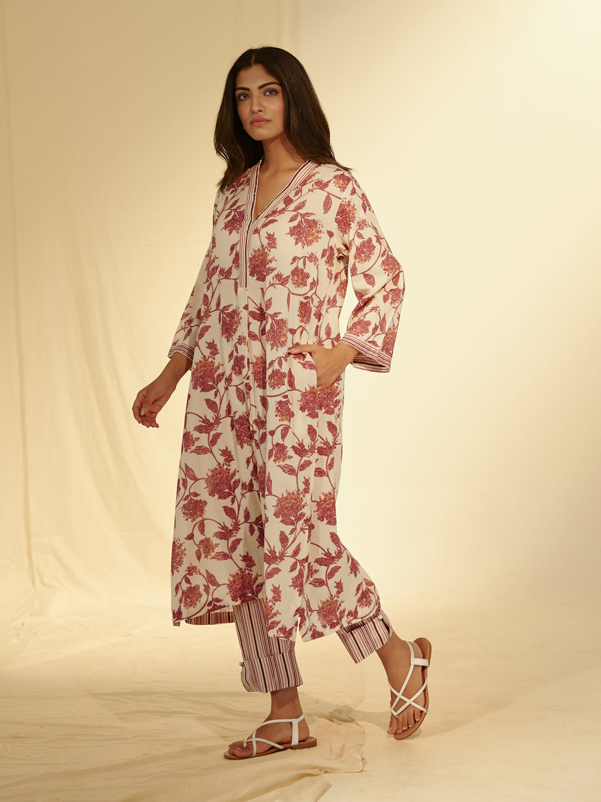 Rosewood Voile Kurta
