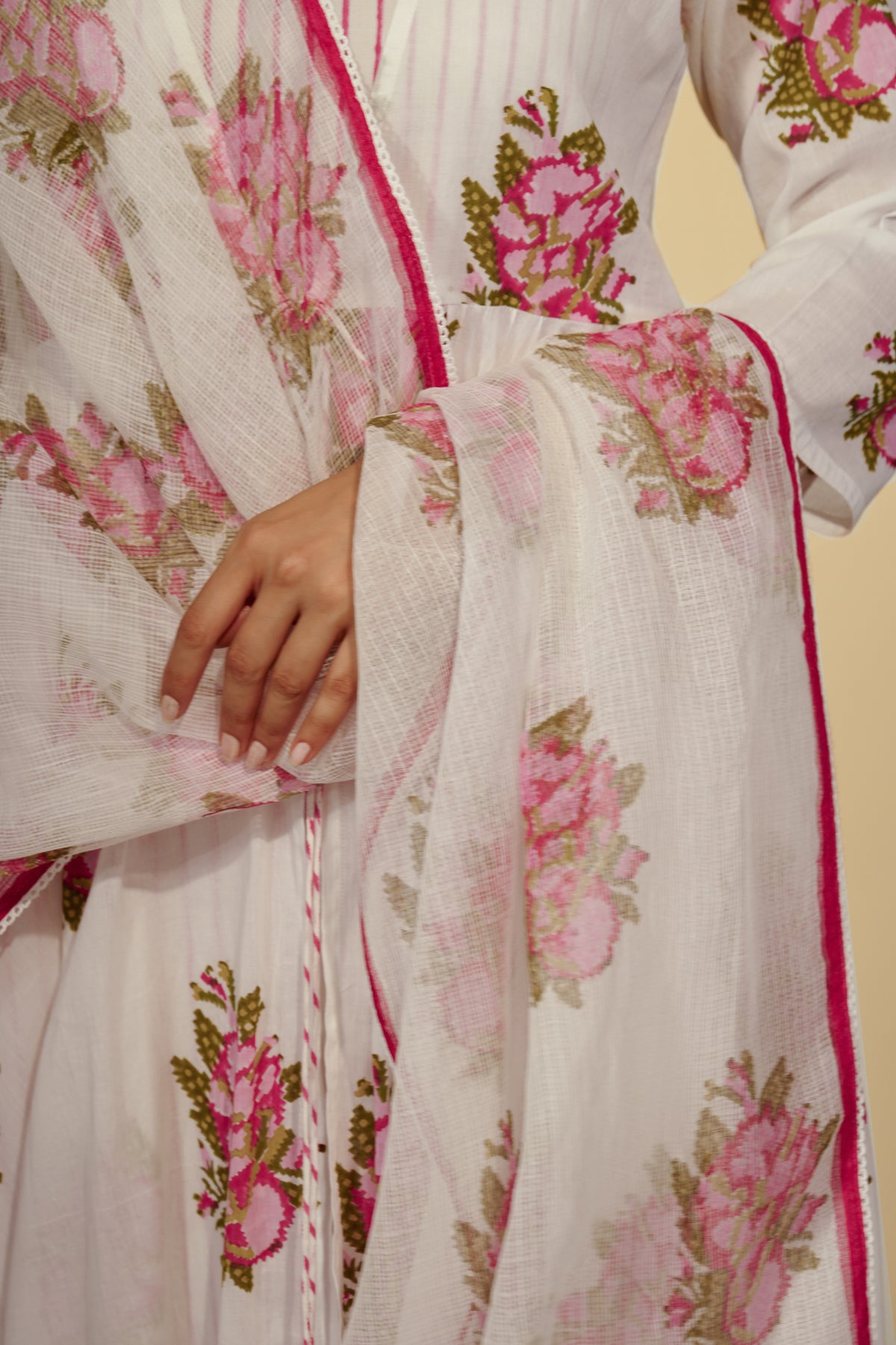 Cross - Stitch Kota Dupatta