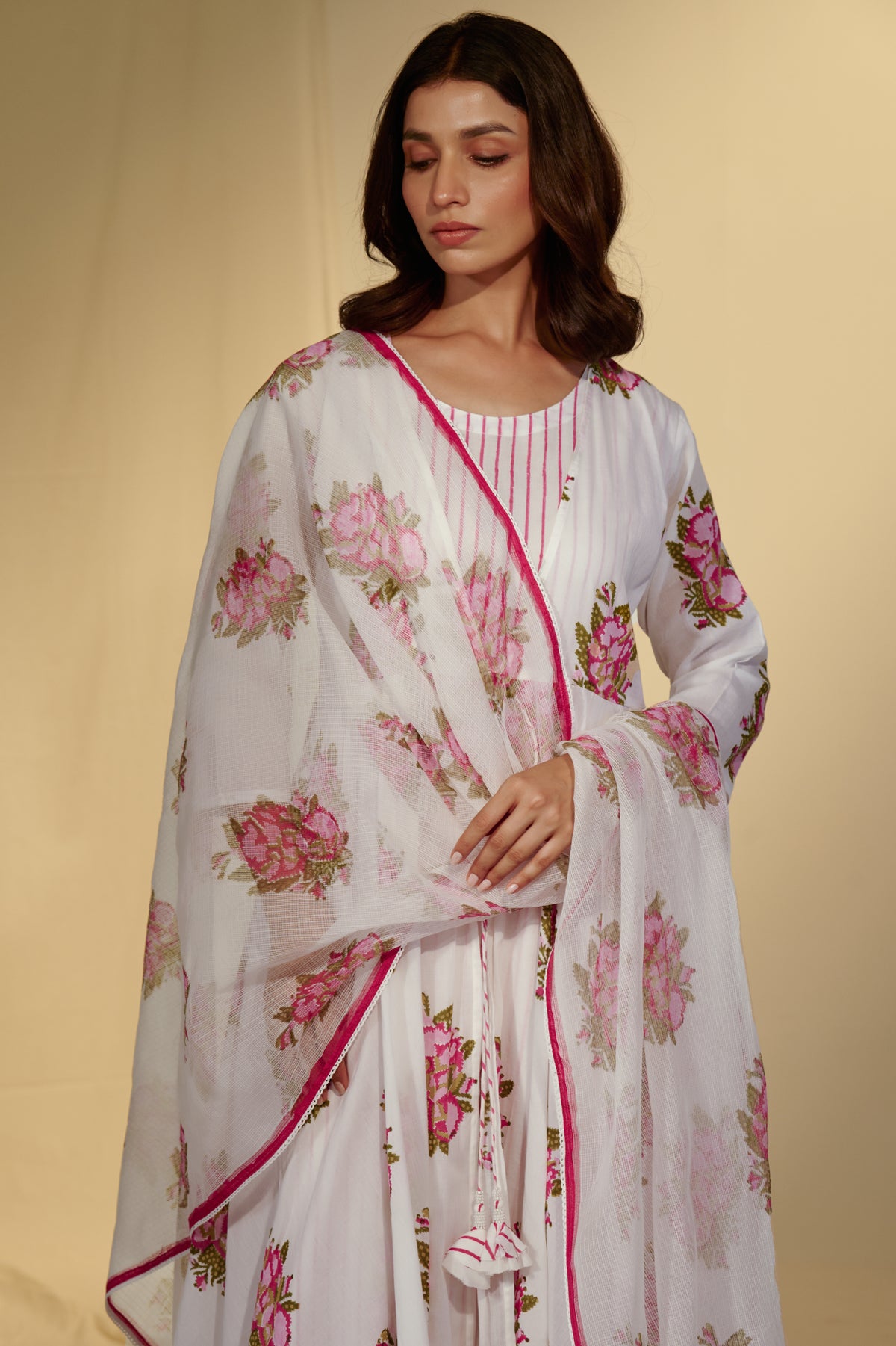 Cross - Stitch Kota Dupatta